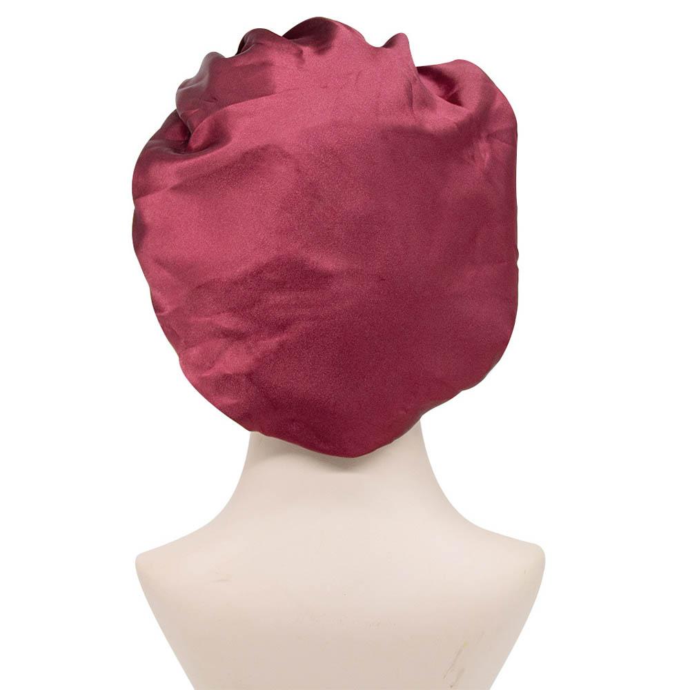 Head Cover Hair Care Nightcap Lady Women Bath Sleeping Hat Shower Caps Satin Bonnet Hair Cap