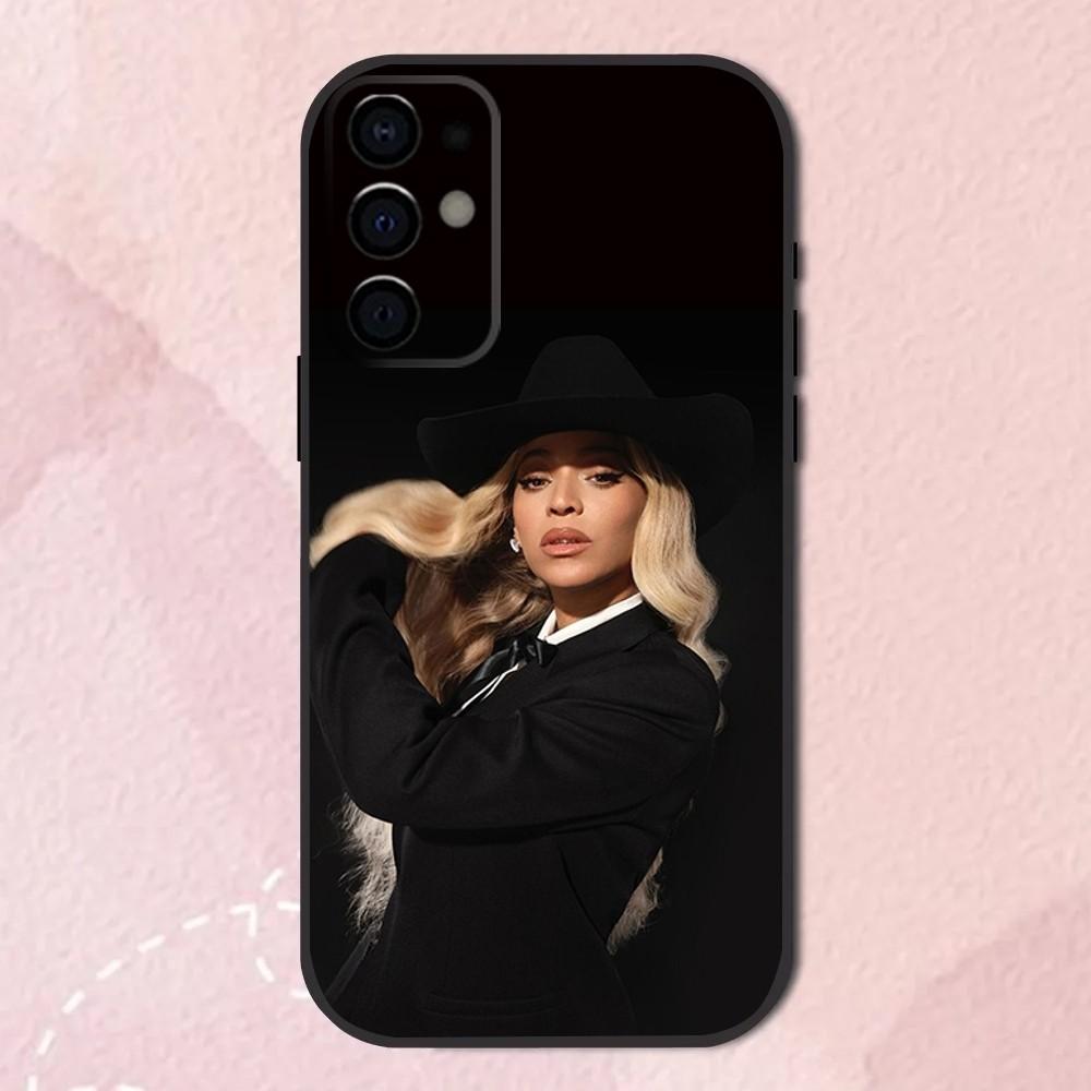 B-Beyonce COWBOY CARTER Phone Case For Samsung S24,S21,S22,S23,S30,Ultra,S20,Plus,Fe,Lite,Note,10,9,5G Black Soft Cover