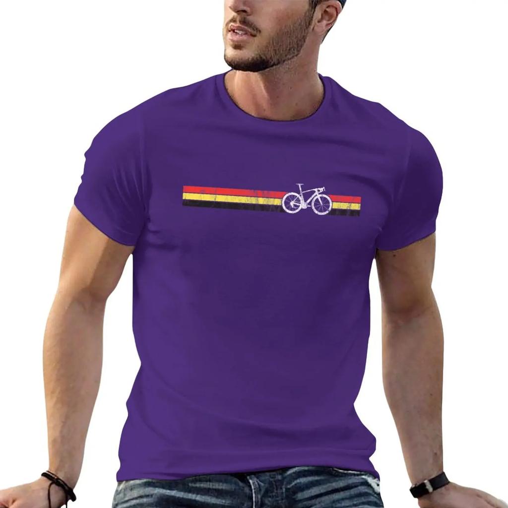 New Belgian Cyclist Bike Racing Belgium Flag Cycling T-Shirt Anime Clothes Short T-shirt T Shirts for Men Cotton