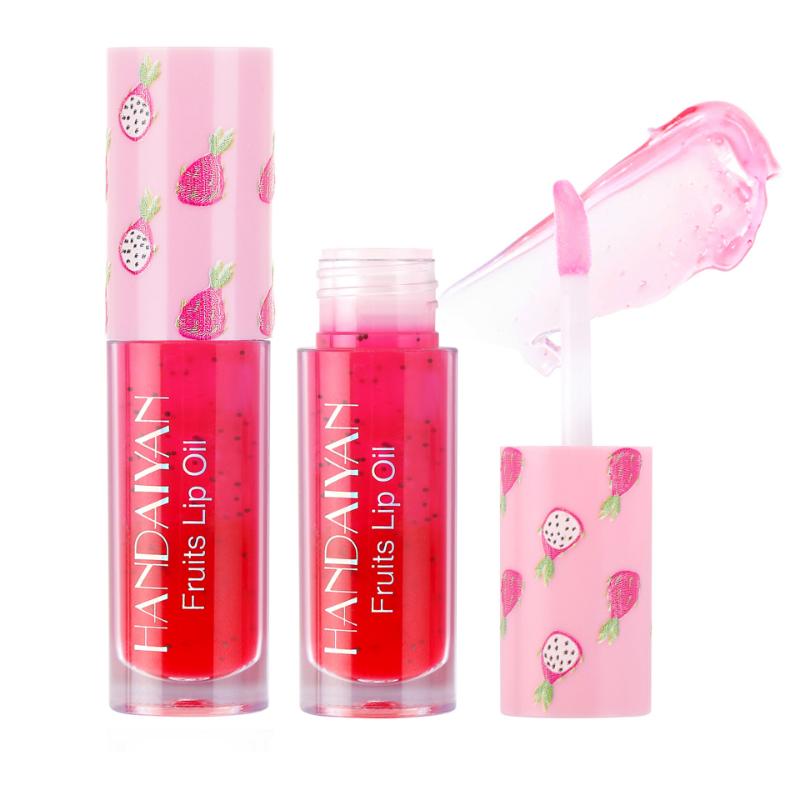 Lippenöl der Fruit-Serie, feuchtigkeitsspendender, transparenter Peeling-Lippenbalsam