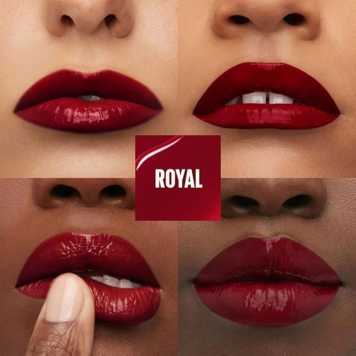 Maybelline New York Superstay Vinyl Ink Encre à Lèvres Effet Vinyl 55 Royal