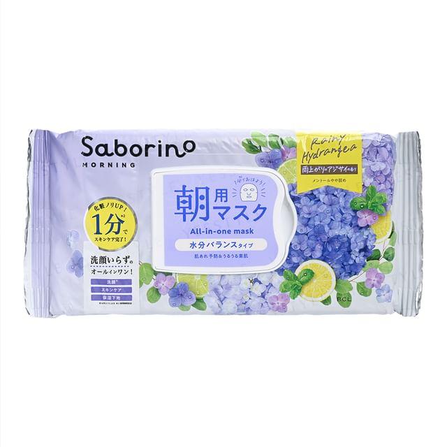 BCL - Saborino Saborino Morning All-In-One Mask Rainy Hydrangea 30 pcs