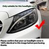 1 Pair Car Headlight Cover for Mercedes-Benz C Class W205 Pre-facelift 2015-2018 Car Accessories Clear Lampshade Auto Shell