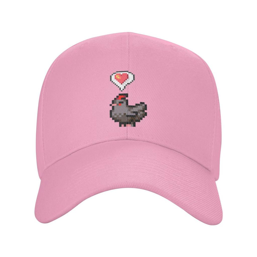 Unglückliche Hühner Stardew Valley Spiel Niedliche Cartoon Baseballkappen Herren Damen Hüte Outdoor Kappe Streetwear Baseballmütze Kappe