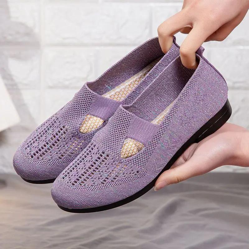 

Мода Новинка Оригинальные Плоские Дышащие Женские Туфли Корейская Эстетика Ходьба Дешевые Тренды 2025 Высокое Качество 39 Повседневная Женская Обувь 35