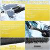 LivTee 32" Snow Brush And Ice Scrapers For Car Windshield, Extendable Car Snow Accessories With Foam Grip, Brush Supports 360 Degree Rotation, Car