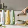 Light Proof Glass Kitchen Oil Condiment Bottle Auto-Seal Oil Bottle  Seasoning Storage