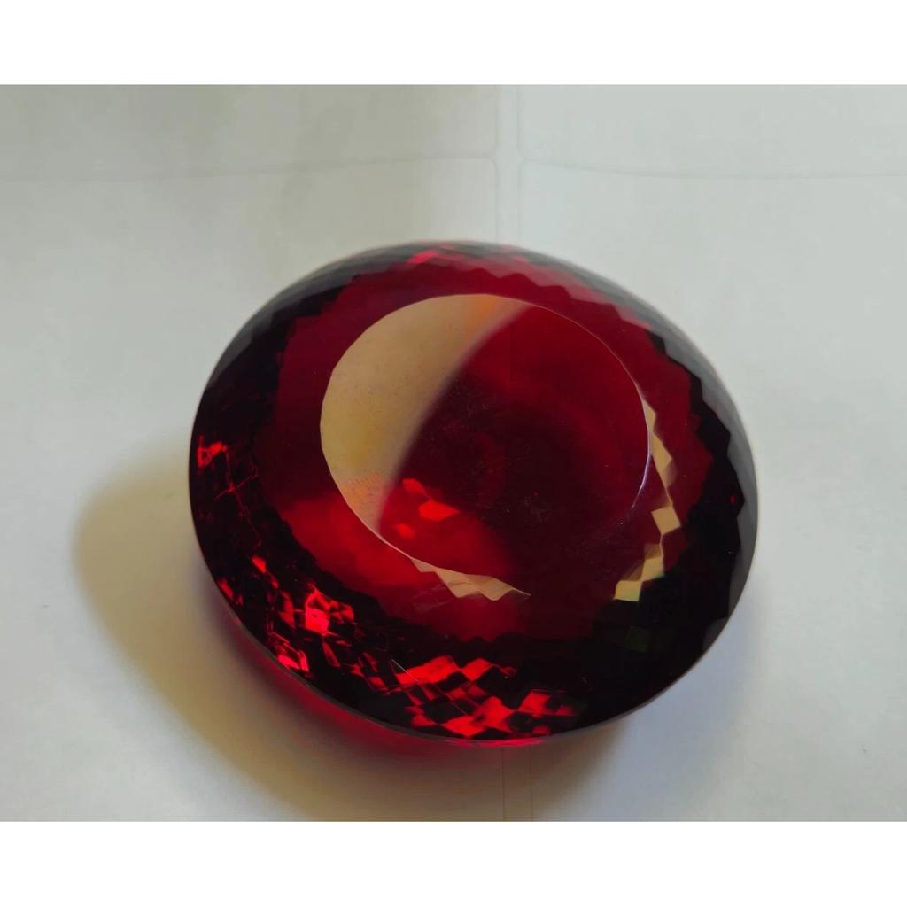Natural Red Topaz 749.85 Ct Round Cut Certified Stunning Loose Gemstone