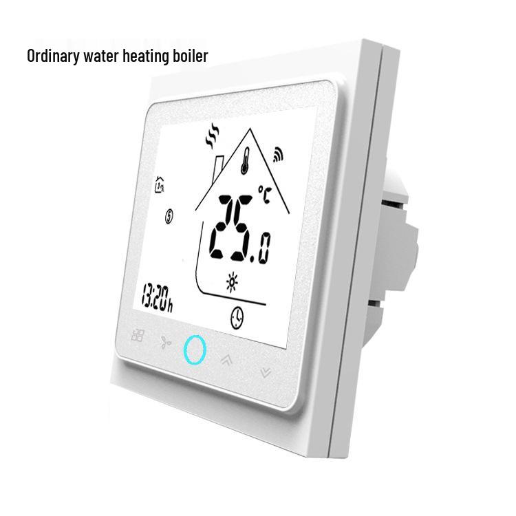 

ЖК-дисплей Контроллер температуры со встроенным датчиком для электрических гидравлических котлов Ordinary Boiler Black