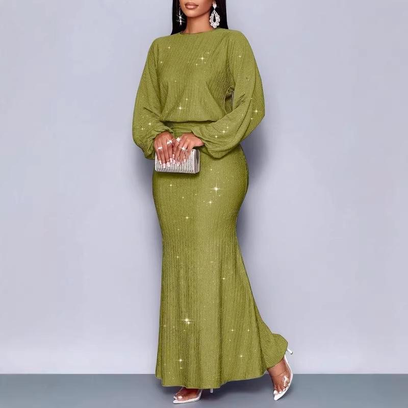 2026 Spring Elegant European & American Fishtail Slim Fit Dress