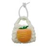 Cute Fruit Cartoon Knitted Children Coin Purse Earphone Case Braided Keychain Pendant