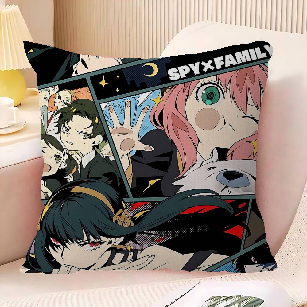 Anime Spy x Family Cushion Cover Decorative Pillow Sofa Home Decor case pillow cases