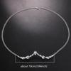 Fashion Face Chain Mask for Women Simple Luxury Waterdrop Rhinestone Glasses Chain Party Trendy Jewelry Accessories