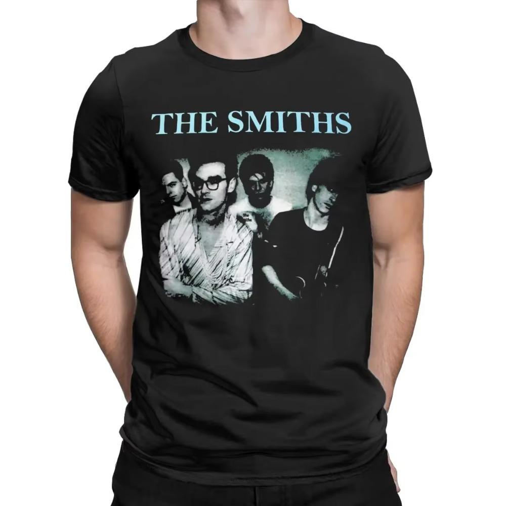 Pánská trička The Smiths Band Humor Bavlněná trička s kulatým výstřihem a krátkým rukávem Oblečení plus size