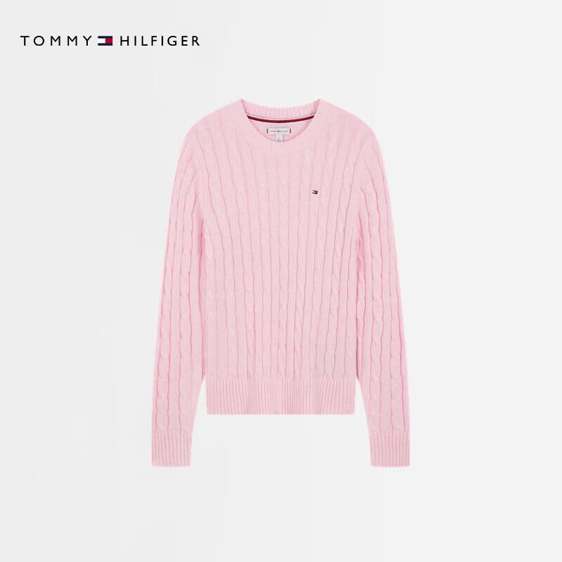 Tommy Hilfiger Women's 2025 A/W Cable Knit Wool Blend Sweaters & Cardigans
