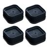 Pack of 4 Washing Machine Risers Adjustable Stackable Height Furniture Lifter for Desk Couch Chair Dorm Room Use