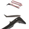 For Mercedes Benz C Class W204 Carbon Fiber Style Dashboard Display Frame Cover