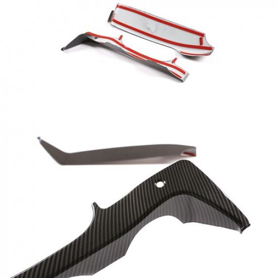 For Mercedes Benz C Class W204 Carbon Fiber Style Dashboard Display Frame Cover