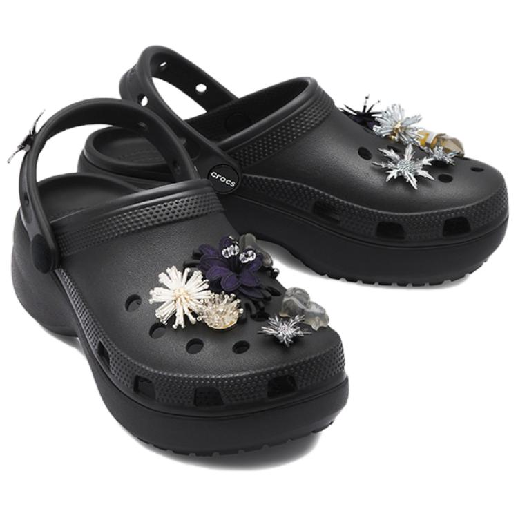THE BEAST x Crocs Cloud EVA Simple and Stylish Hole Shoes Women's Black