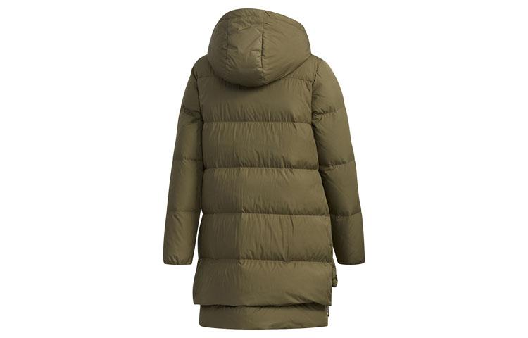 Adidas Neo Down Jackets Women's Khaki Brown Hooded Moderate Other EI4428