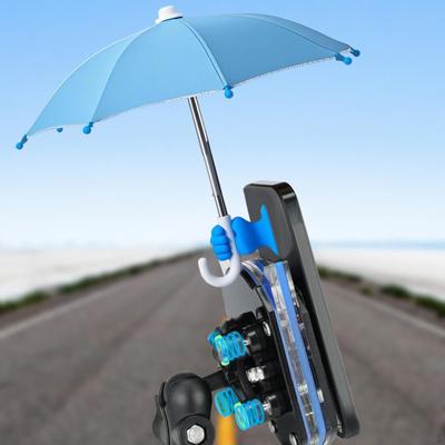 Paraguas para Teléfono para Cubierta Visera Solar Creativa Soporte de Ventosa para Exterior Coche Bicicleta Navegación