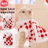 New Cat Vest Warm Festive Pet Clothes Small Dogs Kittens