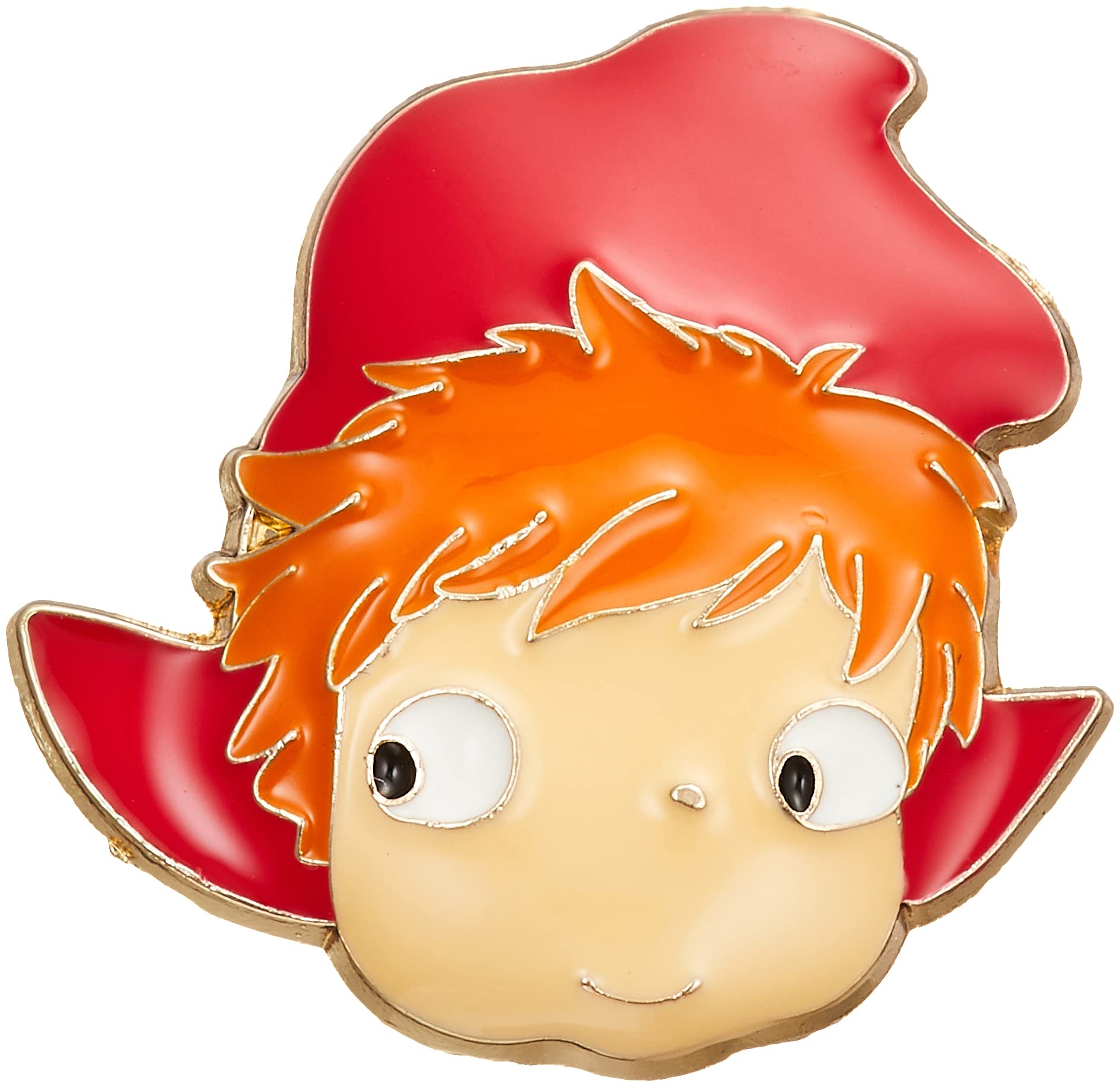 Брелок-значок «Рыбка Поньо на утесе» Ponyo JP-04