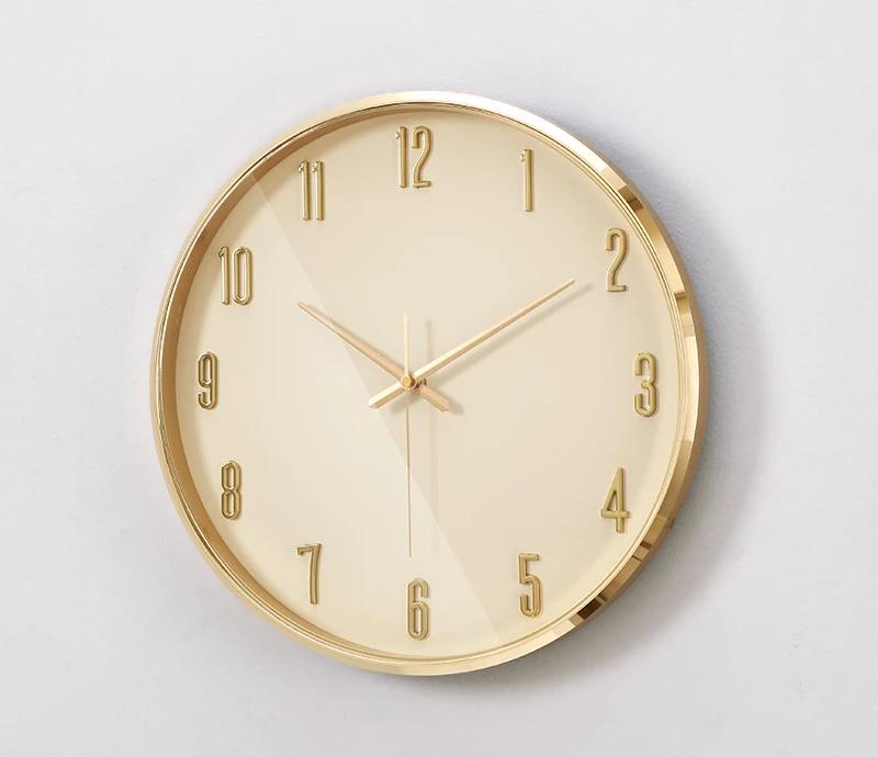 Modern Simple Interior Wall Clock Fashion Creative Interior Clock Light Luxury Silent Bedrooms Horloge Murale Home Decoration