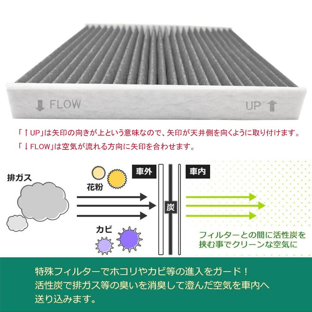 Suzuki Jimny JB64 JB74 Air Conditioner Filter Alto HA36S, Hustler, MR52S/MR92S, Spacia, MK53s, Wagon