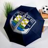 Auckland Fußballverein Bedruckter Automatischer Regenschirm, 8-Speichen für Reisen, Camping, Alltagsregenschirm, Wesentliches Geschenk für Familie und Freunde