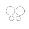 Chrome Styling Dashboard Gauge Ring Set For BMW E39 5 Series E38 7 Series E53 X5