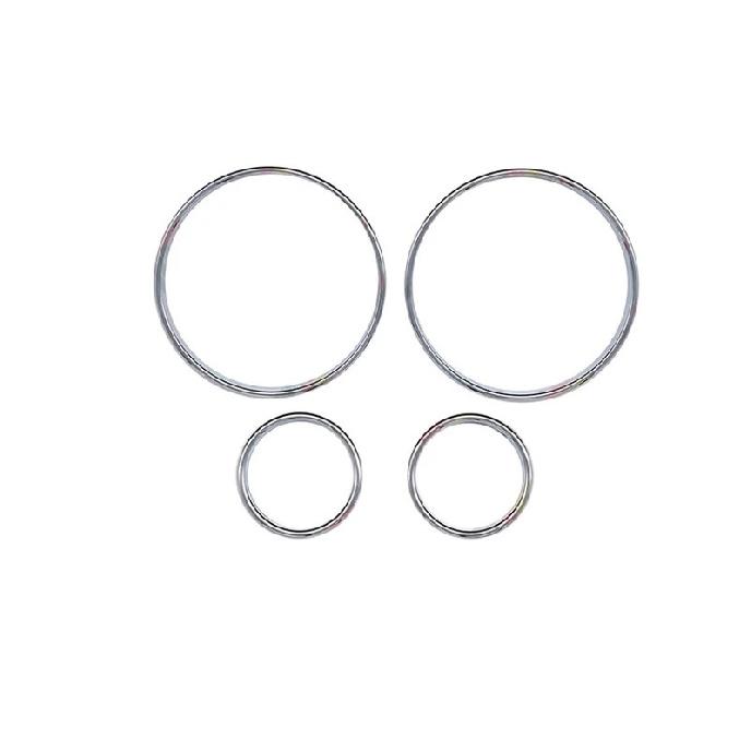 Chrome Styling Dashboard Gauge Ring Set For BMW E39 5 Series E38 7 Series E53 X5