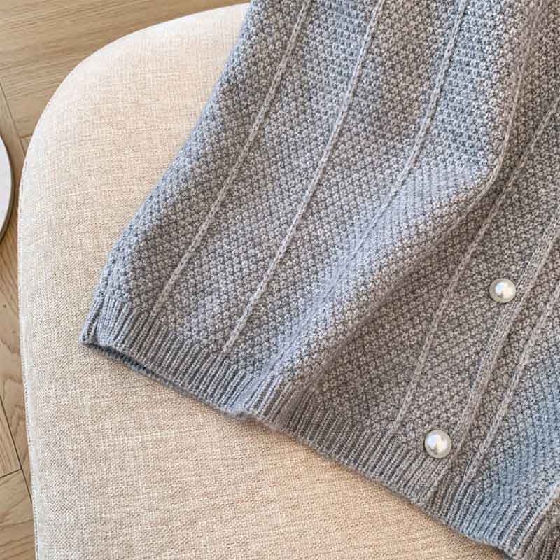 Vest for Women Cotton Autumn Sleeveless Tops Knitted Sweater Solid Color Lace Casual Vest Coat