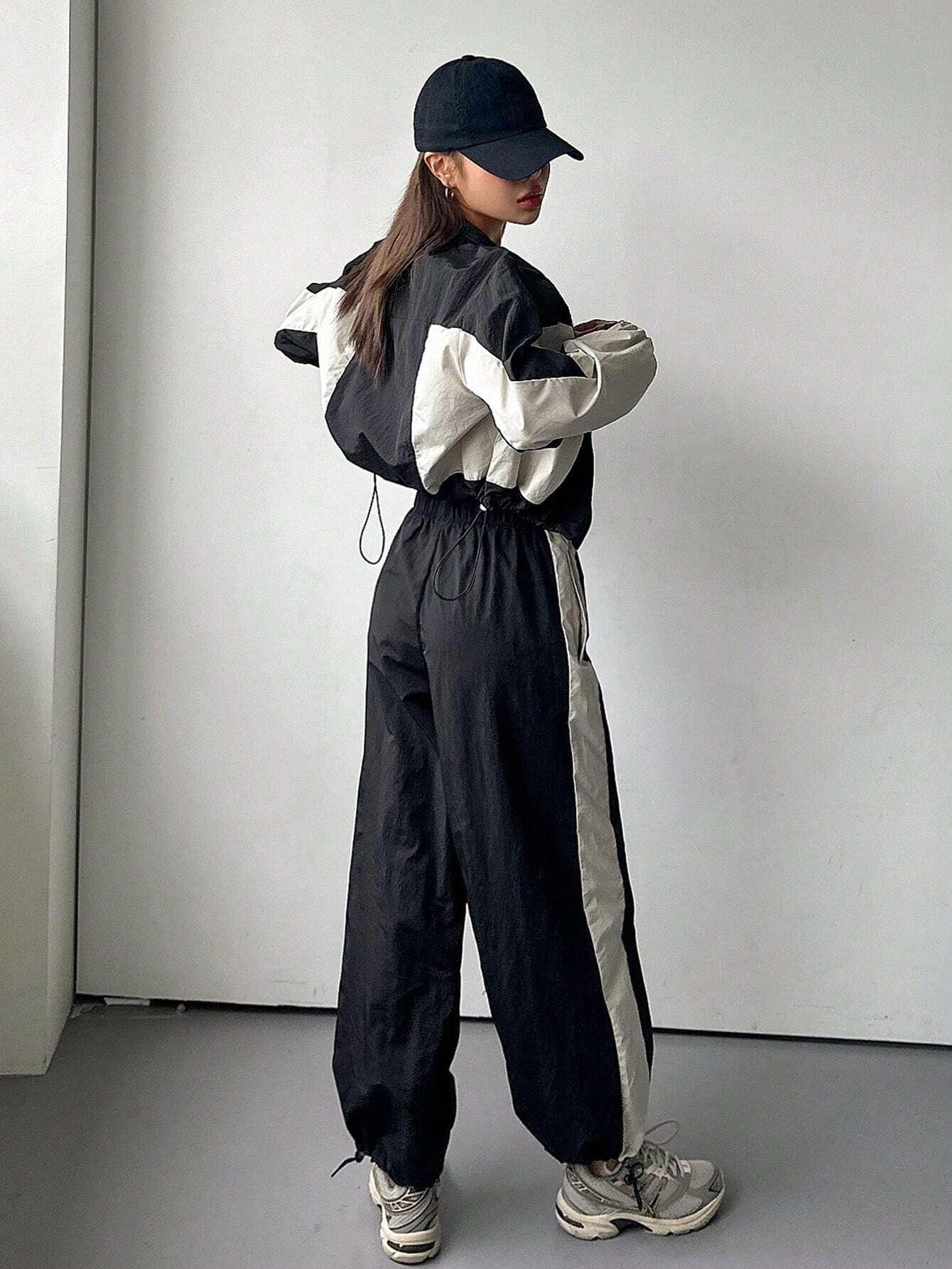 

Спортивный быстросохнущий летний костюм-двойка для миниатюрных - Простой, повседневный и стильный костюм L (110-120 cm)