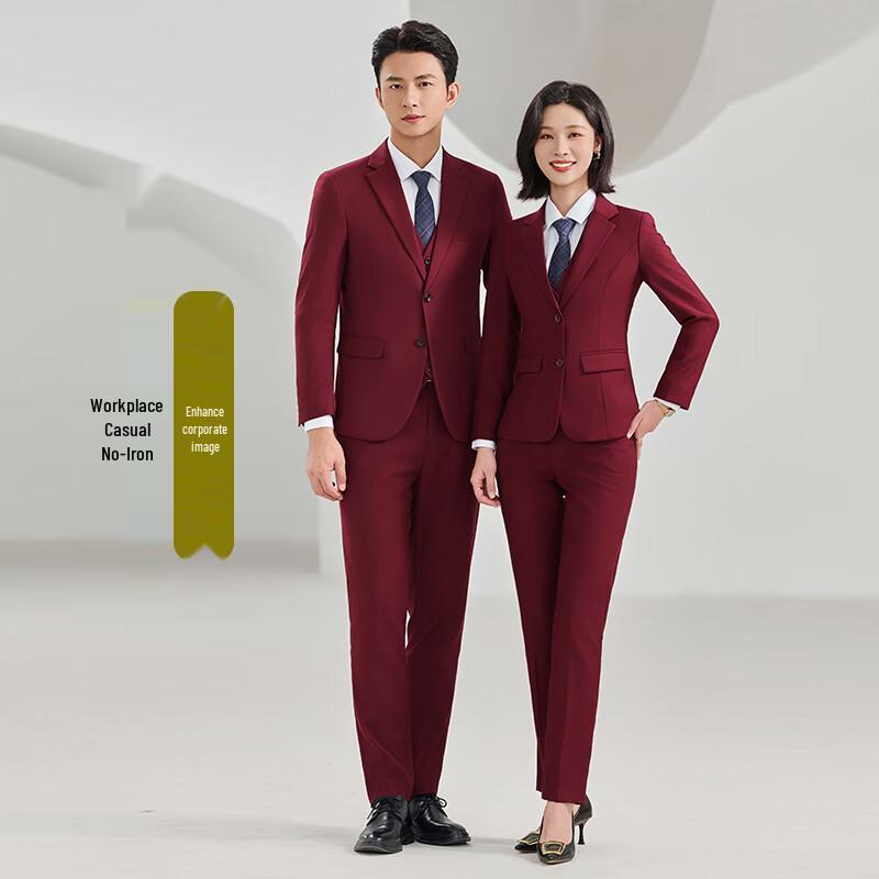 

Tluoman Унисекс деловой костюм без складок S