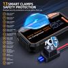 PAIVIROKU 6000A Car Battery Starter Booster & Tire Inflatable Compressor 150PSI Air Pump with Jump Starter Power Bank ,LED Light