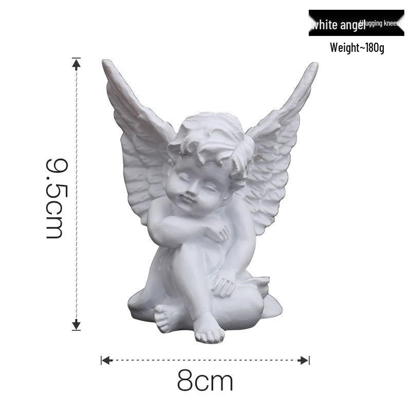 European Vintage Angel Wings Candlestick Holder for Romantic Ambiance In Living Room or Restaurant.