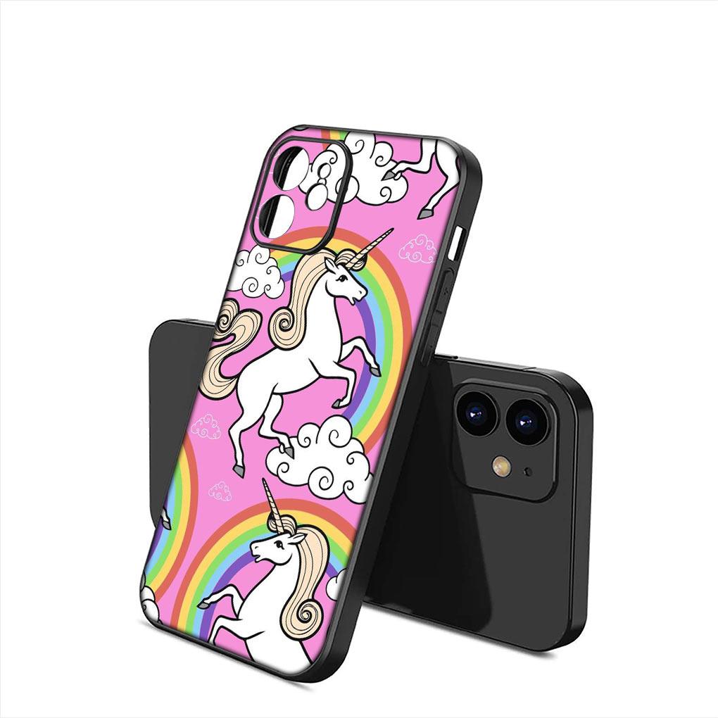 Anime Unicorn Cartoon Horse Soft Phone Cover for Apple iPhone 16 11 Pro XS Max X XR 6 7 8 6S Plus + SE 2022 8+ Silicone Case