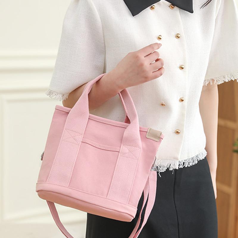 Canvas Strapazierfähige Damen-Tasche mit Top-Griff, Mädchen-Umhängetasche, große Kapazität, Tote-Handtaschen, weibliche Reisetasche, tragbare Mama-Tasche