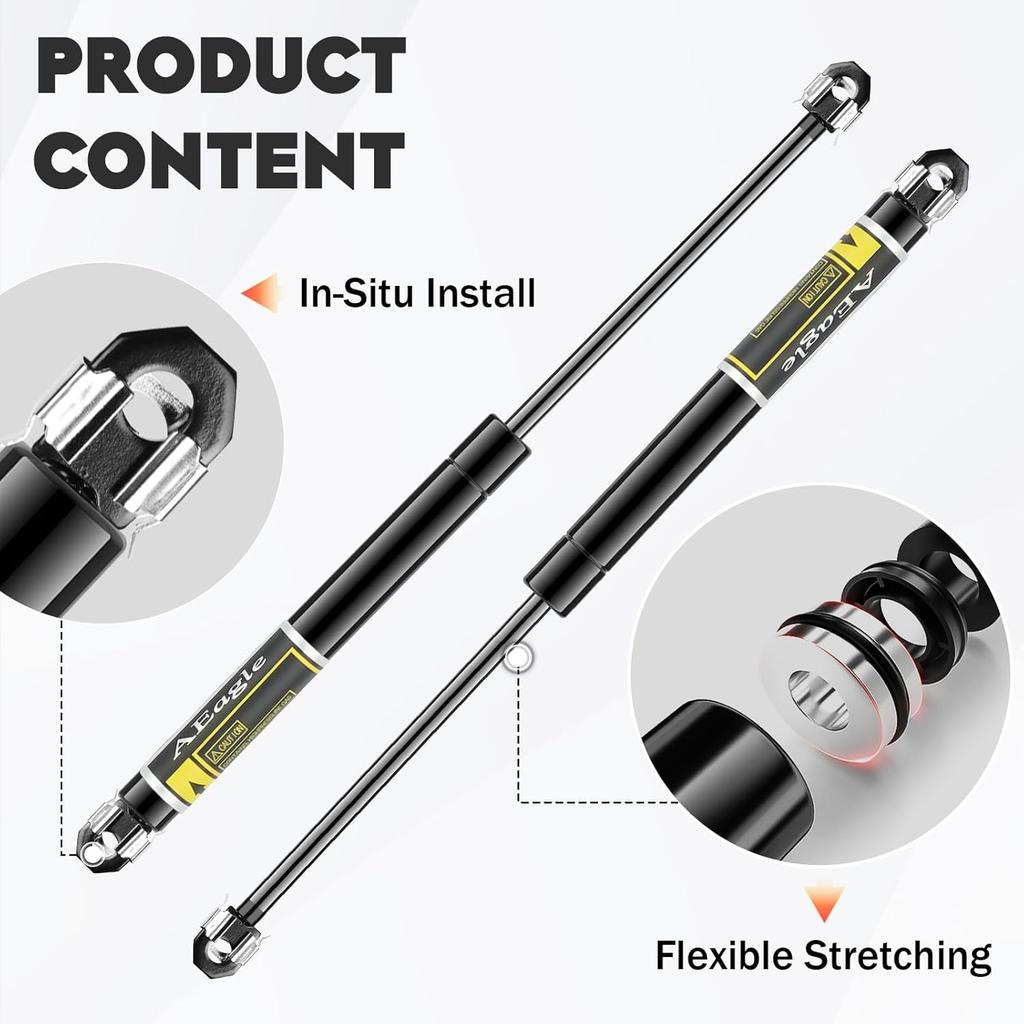 Front Hood Lift Supports Struts Shocks For Chevrolet Chevy Camaro 1982-1992, Pontiac Firebird 1982-1992 With Steel Hood