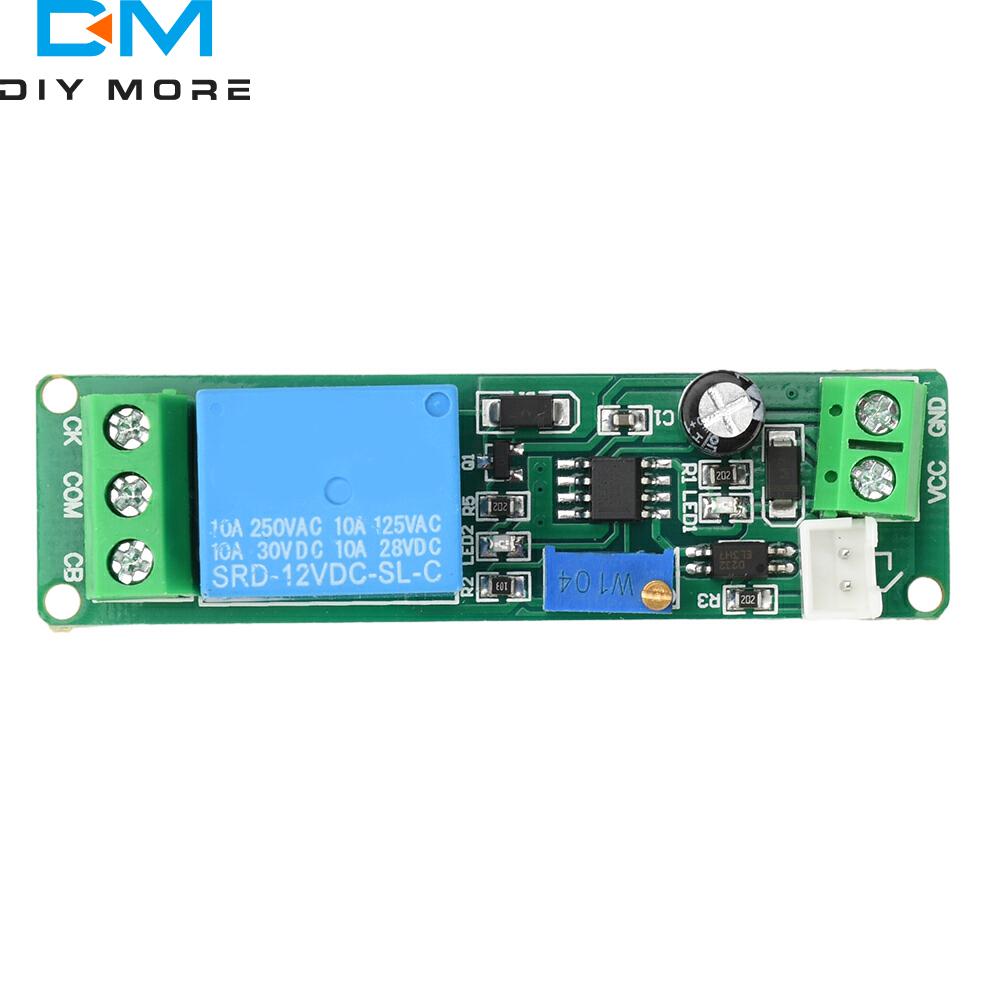 DC 12V Adjustable Timer Delay Turn OFF Module Relay Time Switch 1~10sec Delay Off Switch Module