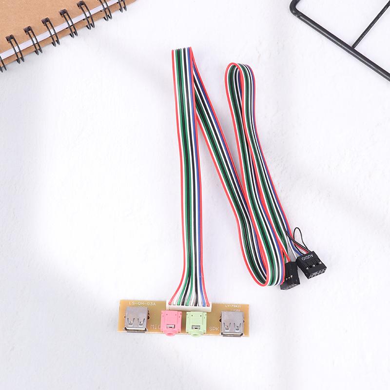 1Pc Computer Chassis Front Panel Audio Jack Front Usb Interface Host Front Bezel Cable