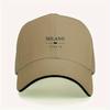 Milano Italia Minimalist Baseball Cap Durable Polyester Casual Adjustable Snapback Hat for Adults