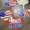 Star Patriotic Garden Stake American Style Outdoor Stake 4th of July Holiday Decor for Home Independence Day Yard Lawn Decoration