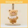Plush Cat Angry Toy Soft Filled Doll Backpack Pendant Cute Keychain Holiday Gift