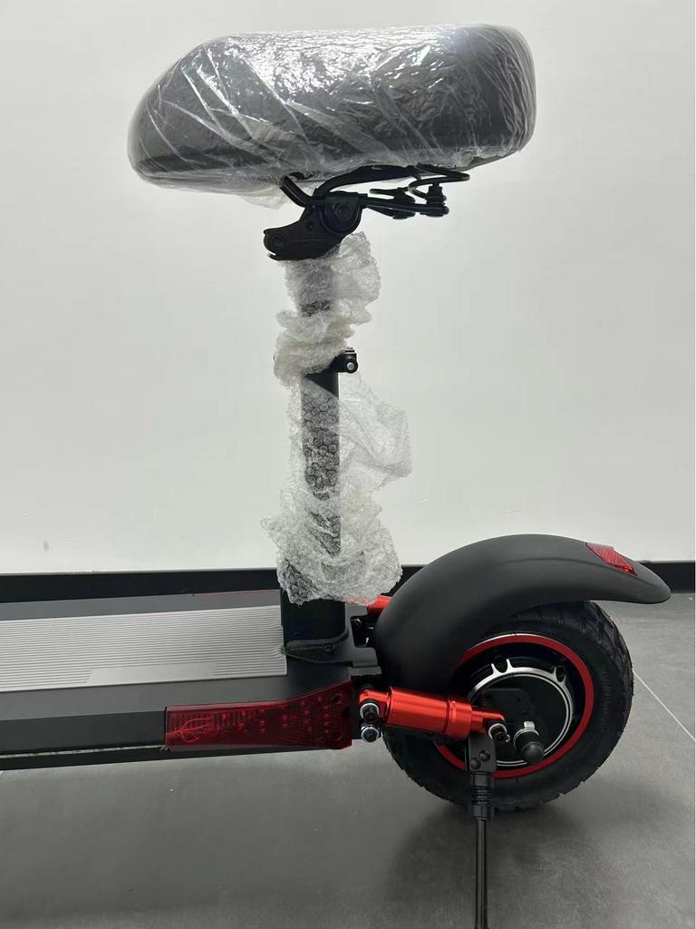 M4 Portable Foldable Electric Scooter - 10-Inch Two-Wheeled City Commuter Vehicle, Stand or Ride.