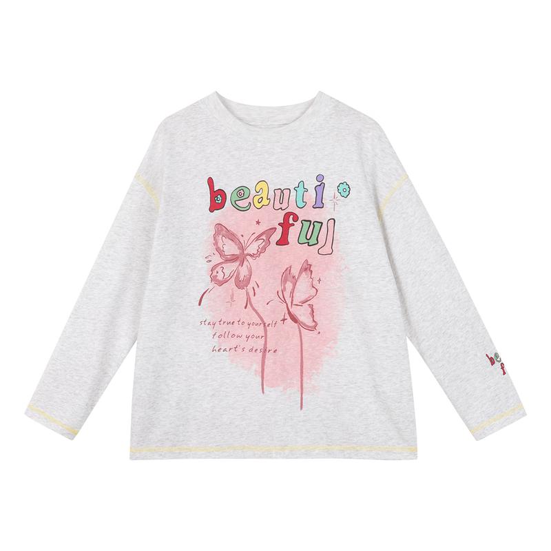 LUSON Chen Dazhu Girls  Lightweight Long Sleeve Sun Protection T-Shirt 120