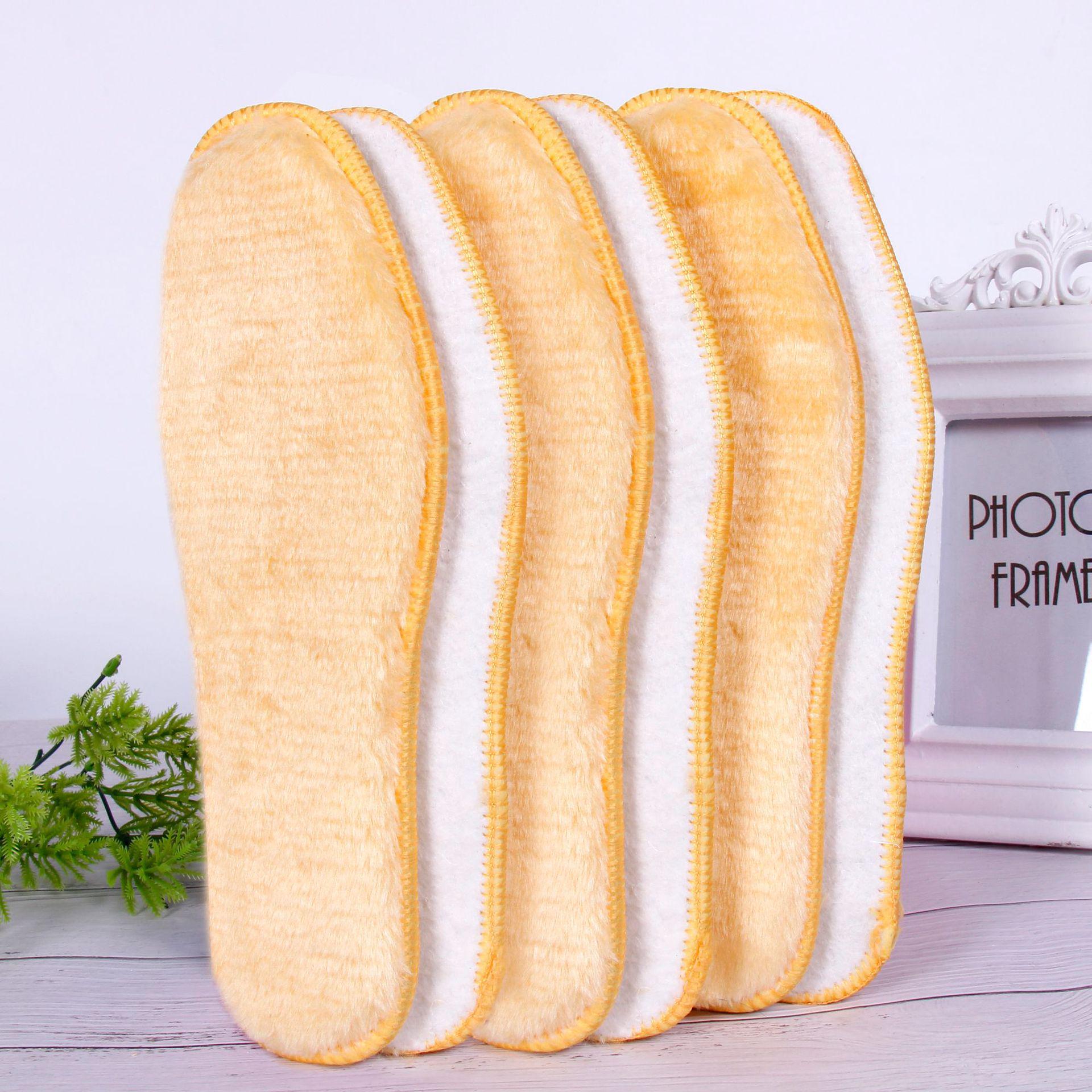 

Унисекс хлопковые стельки с флисовой подкладкой: Плотный, Дышащий, Спортивный и Теплый Size 42