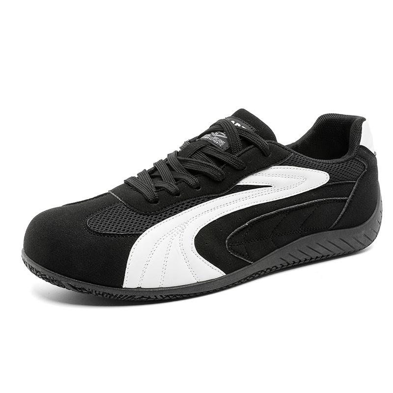 Trendy Red Casual Sneakers Low Top Men's Designer Sneakers Streetwear Hip Hop Shoes Men Breathable Flat Men Vulcanized Shoes