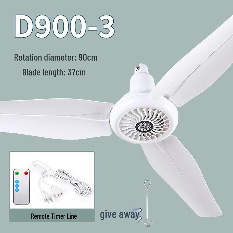 High Power Ceiling Fan with Plastic Blades & Remote, Ideal for Home, Restaurant, Bedroom, Living Room, Workshop, and Hall